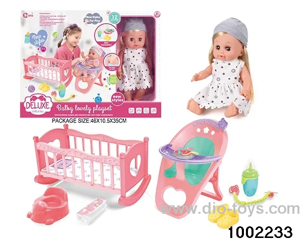 14-inch enamel doll with 12-tone IC in window box