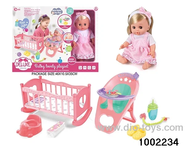 14-inch enamel doll with 12-tone IC in window box
