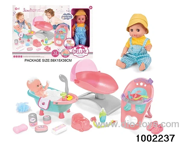 14-inch enamel doll with 12-tone IC in window box