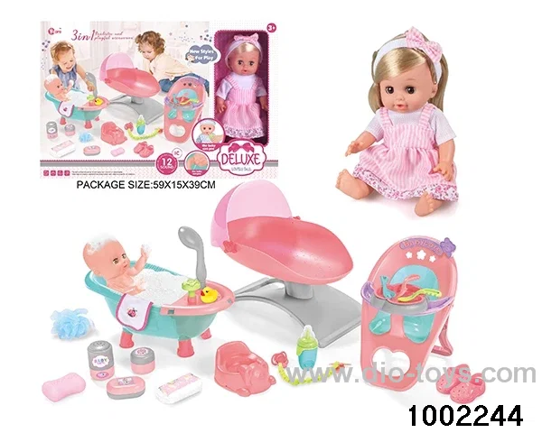 14-inch enamel doll with 12-tone IC in window box
