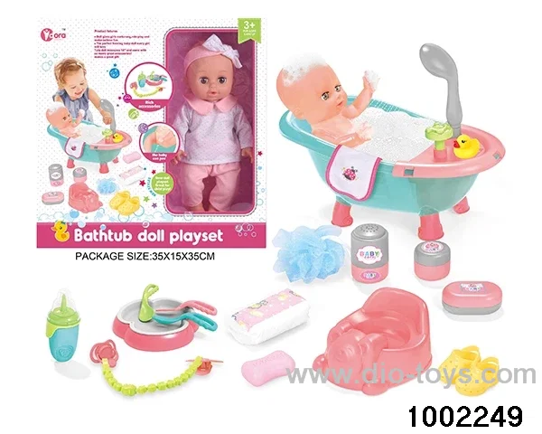 14-inch enamel doll with 12-tone IC in window box