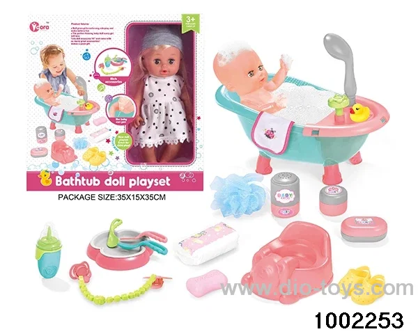14-inch enamel doll with 12-tone IC in window box