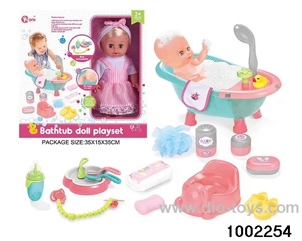14-inch enamel doll with 12-tone IC in window box