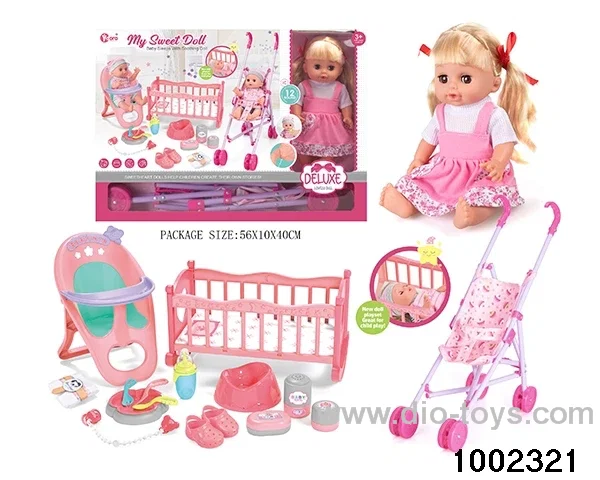 14-inch enamel doll three-in-one suit (12 tones) in window box