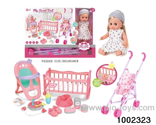 14-inch enamel doll three-in-one suit (12 tones) in window box