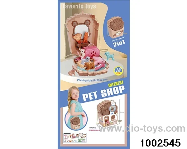 Pet carrying satchel in paper card