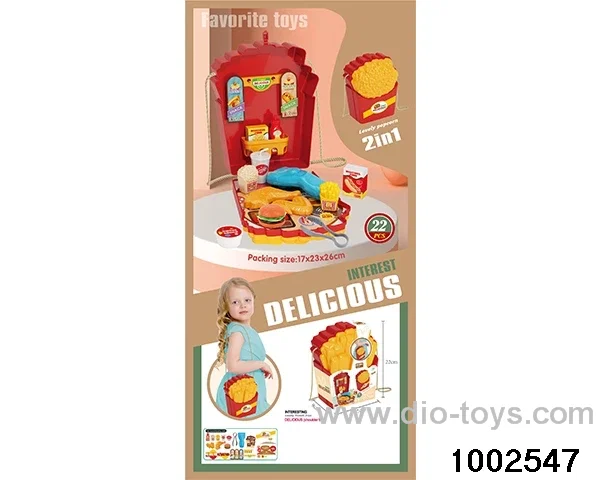 McDonald's carries satchels in paper card