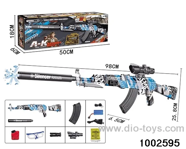 Electric gun in color box