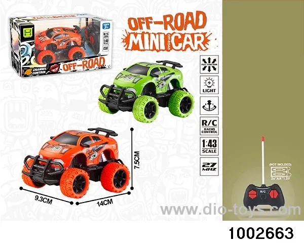1:43 4ch light RC car in window box