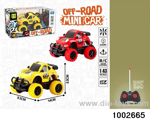 1:43 4ch light RC car in window box