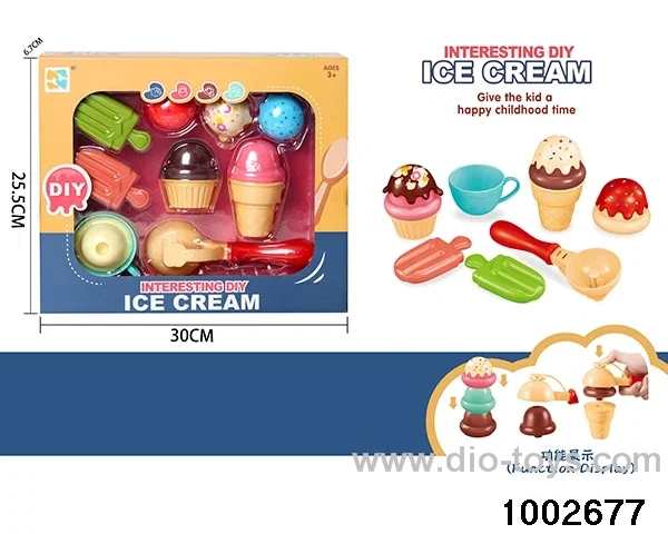 (GCC) Ice cream folding set in window box