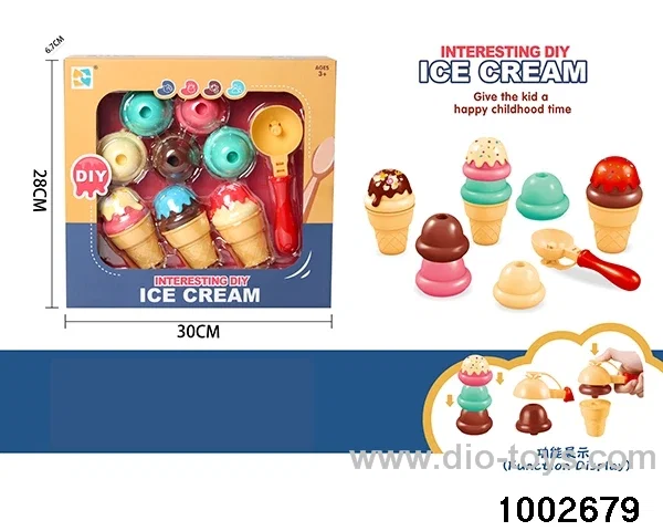 (GCC) Ice cream folding set in window box