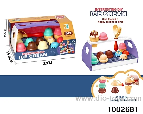 (GCC) Ice cream folding set in window box