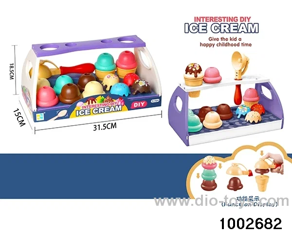 (GCC) Ice cream folding set in paper card