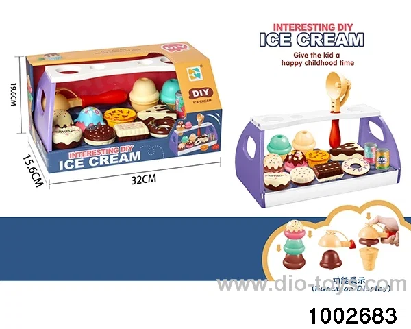 (GCC) Ice cream dessert set in window box