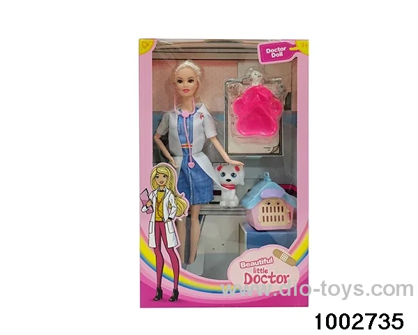 11.5-inch 12-joint doll suit in window box