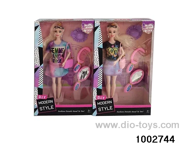 11.5-inch 9-joint doll suit in window box