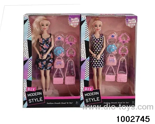 11.5-inch 9-joint doll suit in window box