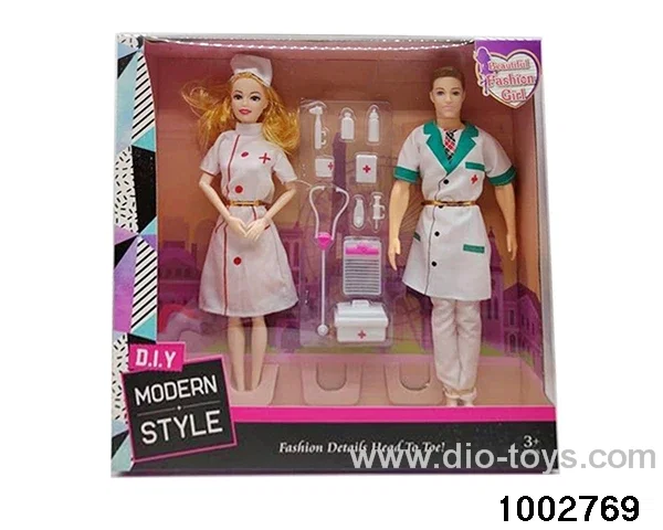 11.5-inch 12-joint doll suit in window box