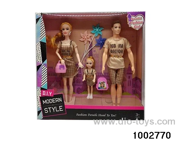 11.5-inch 12-joint doll suit in window box