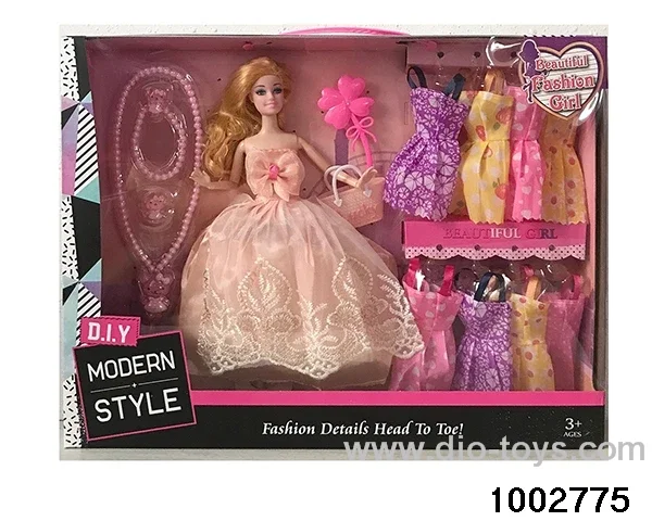 11.5-inch 9-joint doll suit in window box