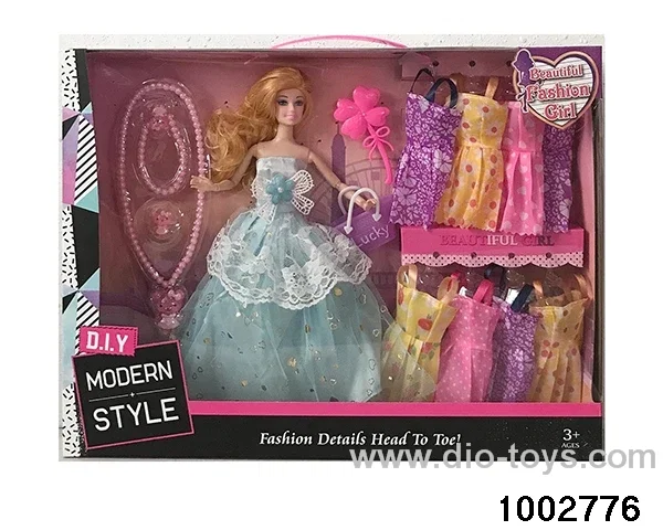 11.5-inch 9-joint doll suit in window box