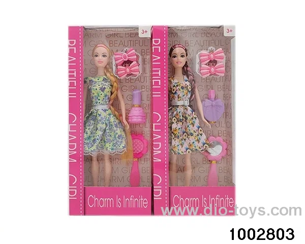 11.5-inch 12-joint doll suit in window box