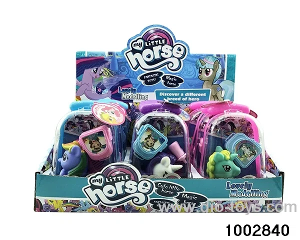 Enamel pony suit in display box