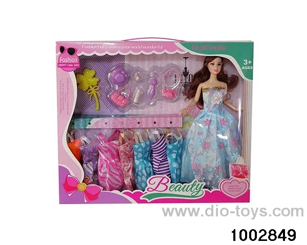 11.5-inch 9-joint doll suit in window box