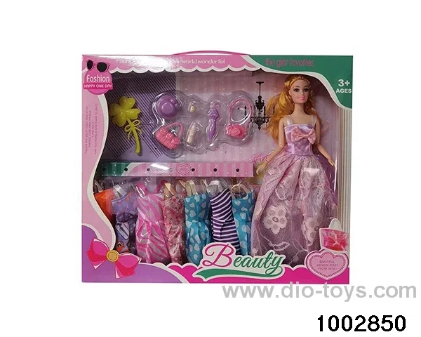 11.5-inch 9-joint doll suit in window box