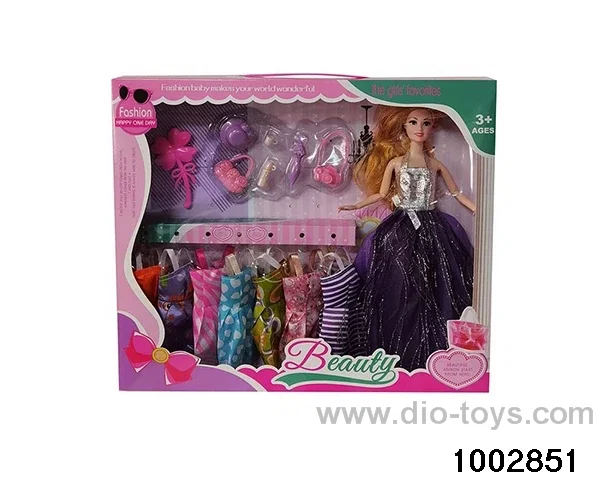 11.5-inch 9-joint doll suit in window box