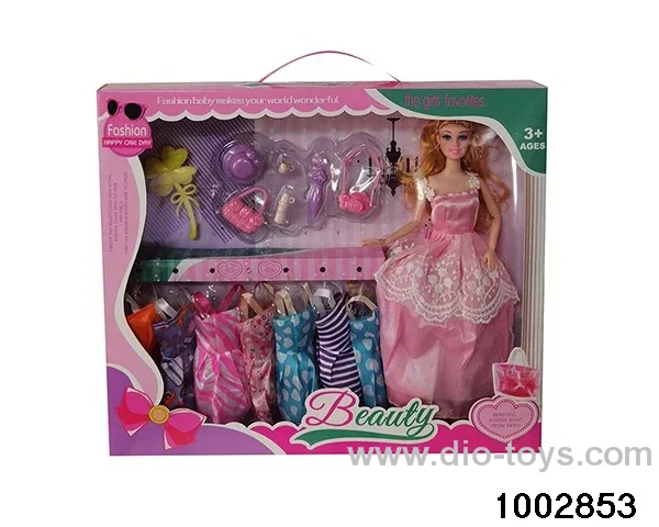 11.5-inch 9-joint doll suit in window box