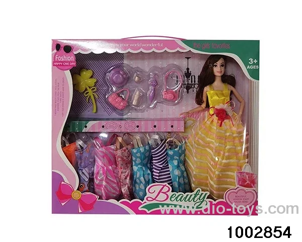 11.5-inch 9-joint doll suit in window box