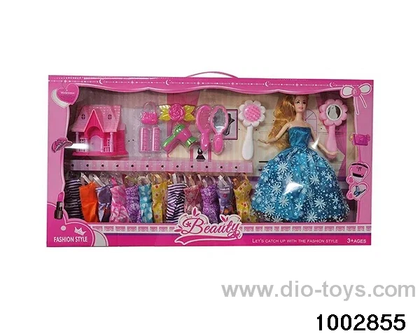 11.5-inch 9-joint doll suit in window box