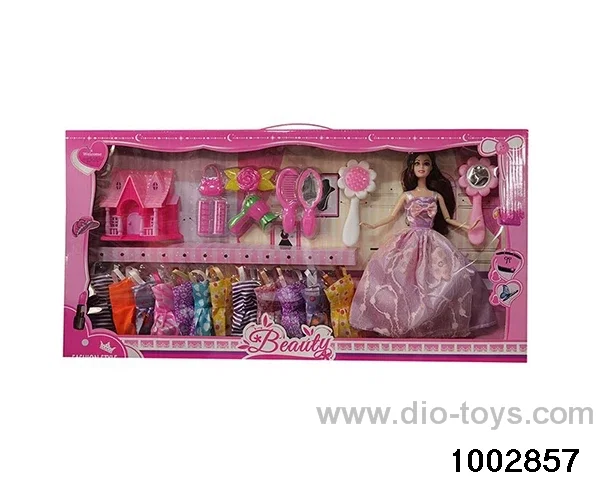 11.5-inch 9-joint doll suit in window box
