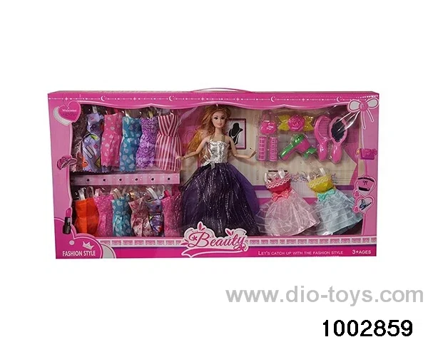 11.5-inch 9-joint doll suit in window box