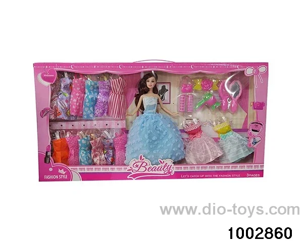 11.5-inch 9-joint doll suit in window box
