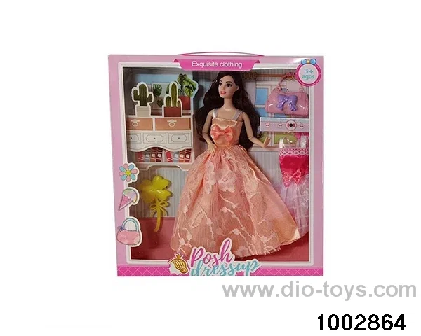 11.5-inch 9-joint doll suit in window box