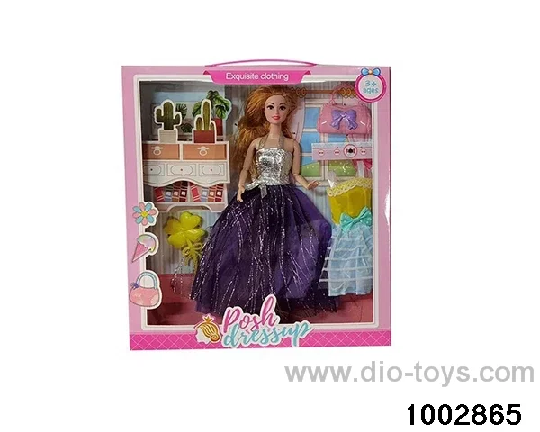 11.5-inch 9-joint doll suit in window box