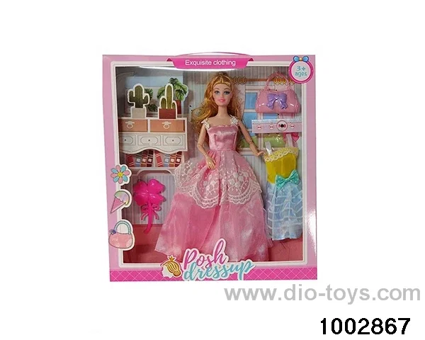 11.5-inch 9-joint doll suit in window box