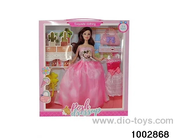 11.5-inch 9-joint doll suit in window box