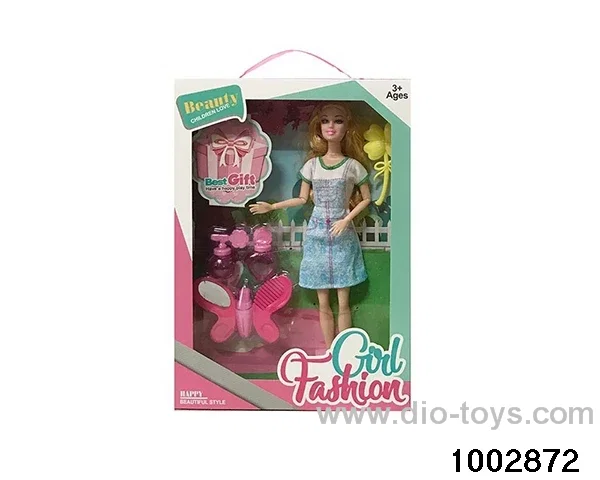 11.5-inch 9-joint doll suit in window box