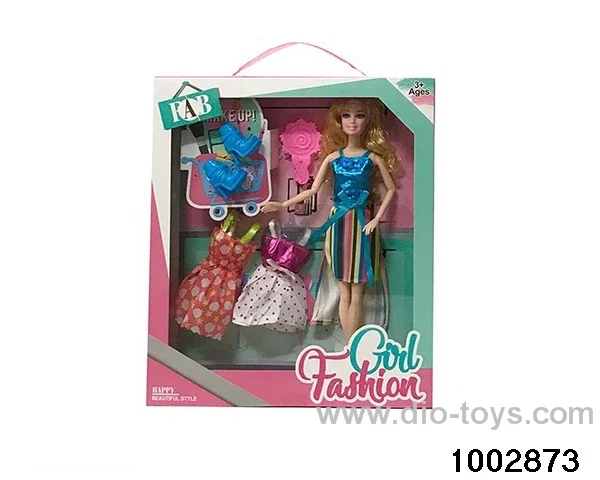 11.5-inch 9-joint doll suit in window box