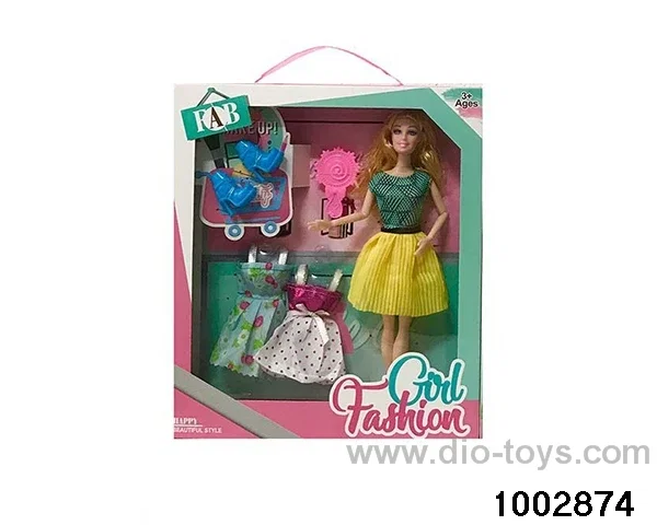 11.5-inch 9-joint doll suit in window box
