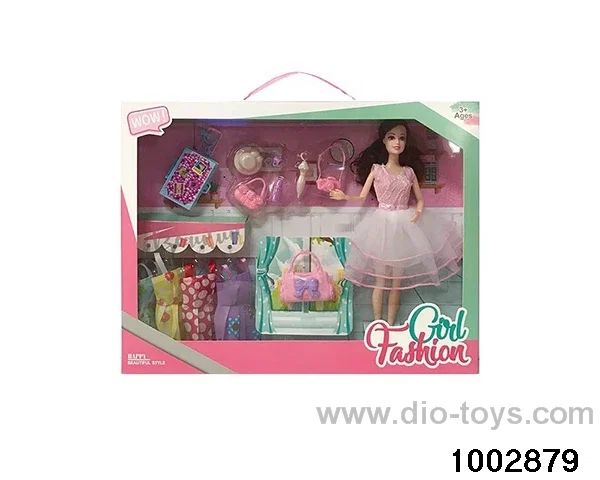 11.5-inch 9-joint doll suit in window box