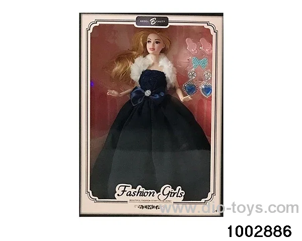 11.5-inch 9-joint doll suit in window box