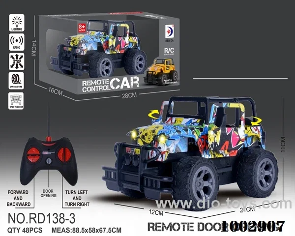 RC JEEP IN WINDOW  BOX