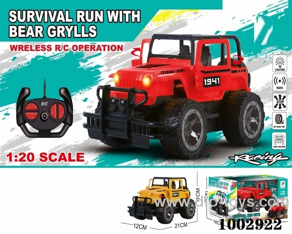 1：20 4ch RC JEEP with light in Window box