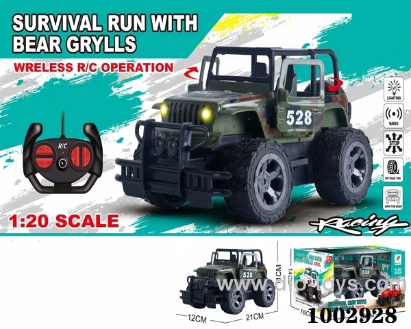 1：20 4ch RC JEEP with light in Window box