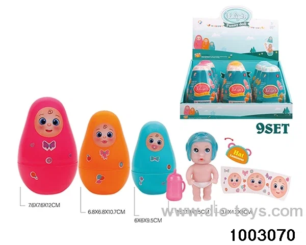 Funny surprise dolls 3 layers of surprise in window box